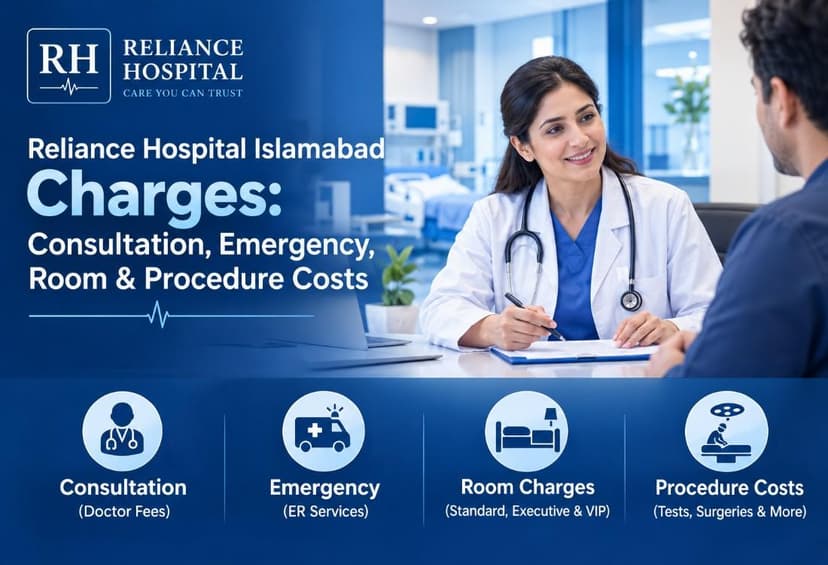 Reliance Hospital Islamabad Charges: Consultation, Emergency, Room & Procedure Costs