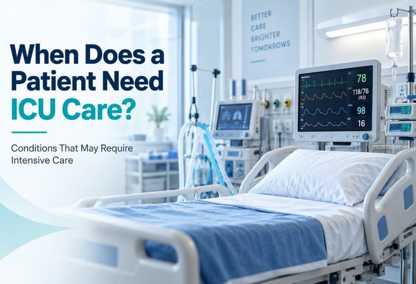 When Does a Patient Need ICU Care? Conditions That May Require Intensive Care