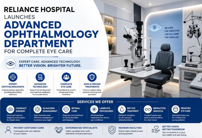 Reliance Hospital Launches Advanced Ophthalmology Department for Comprehensive Eye Care in Islamabad